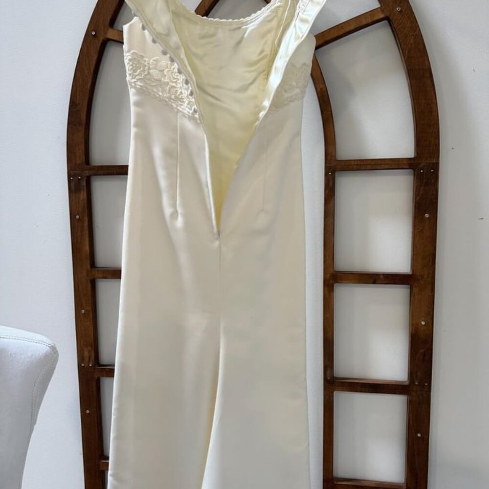 Vintage Jessica McClintock Wedding Dress / 2nd Look - Picture 8 of 10